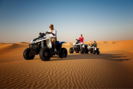 Morning Desert Safari With ATV Quad Bike Ride