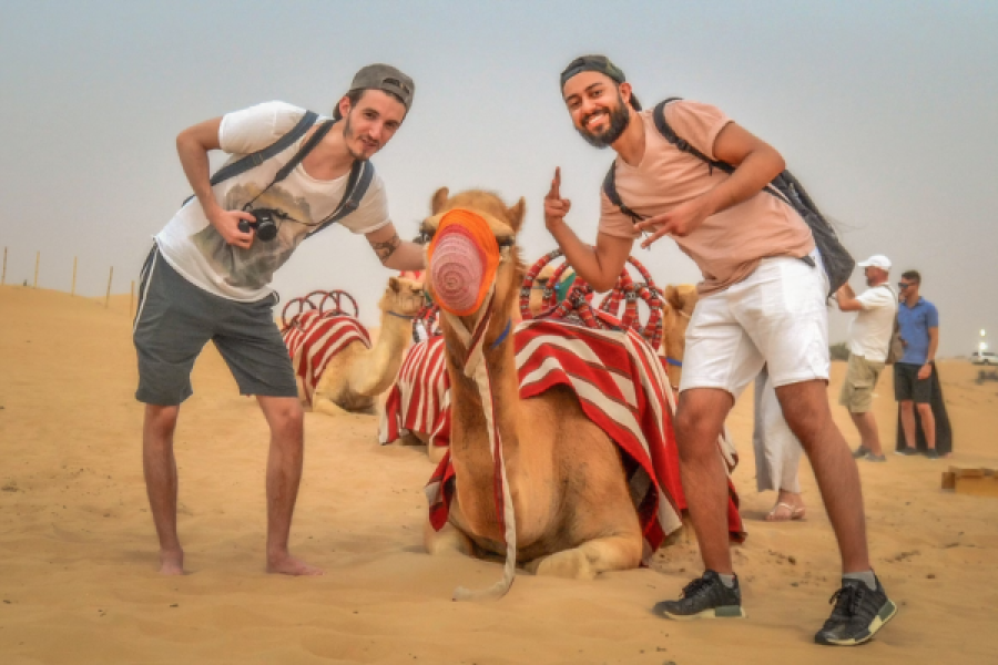 Dubai Morning Desert Safari Sand Boarding Dune Bashing